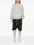 printed cotton hoodie